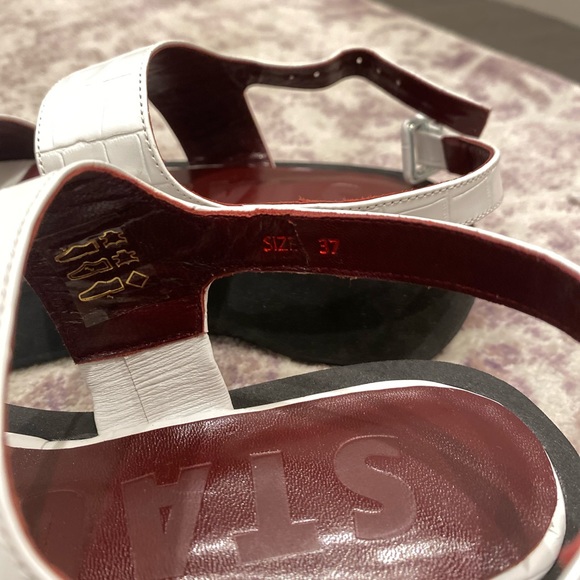 STAUD
Nicky Platform Flat Leather Sandals - Picture 4 of 6